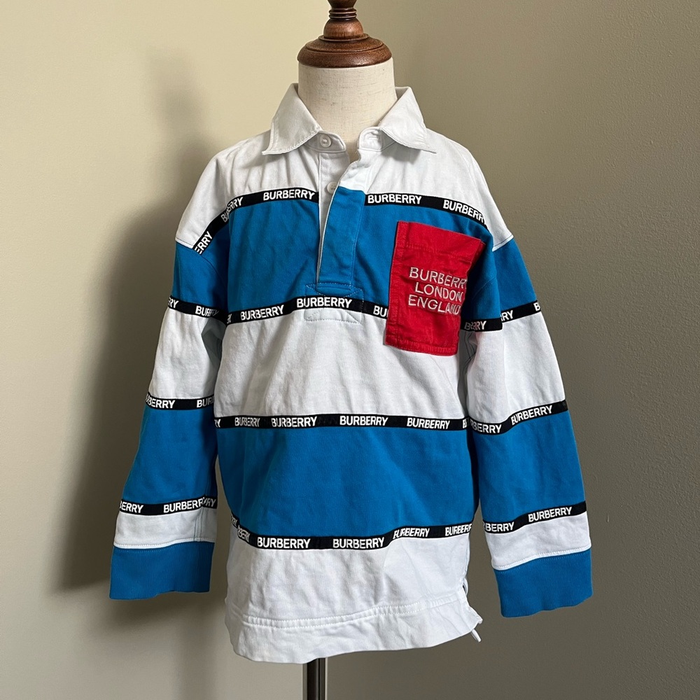 Boy Rugby Burberry Long Sleeve Top